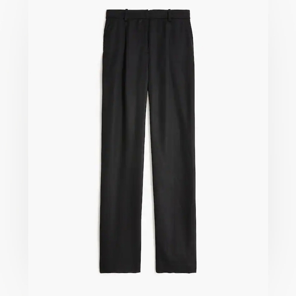 NWT J. Crew Women Drapey Twill Pleated Pants Size 12 - Picture 2 of 6